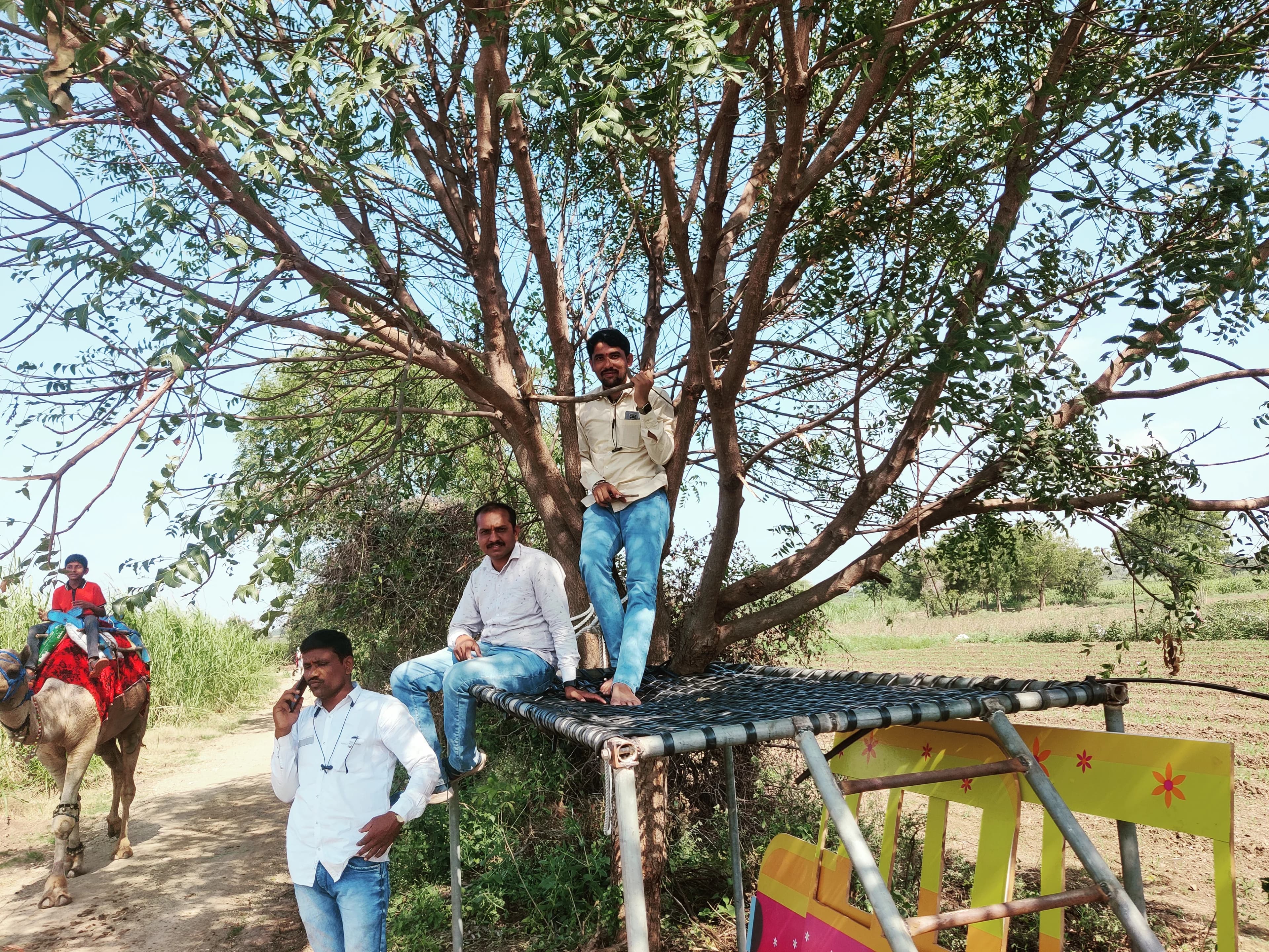 Rest at the Farm House with Family and Friends